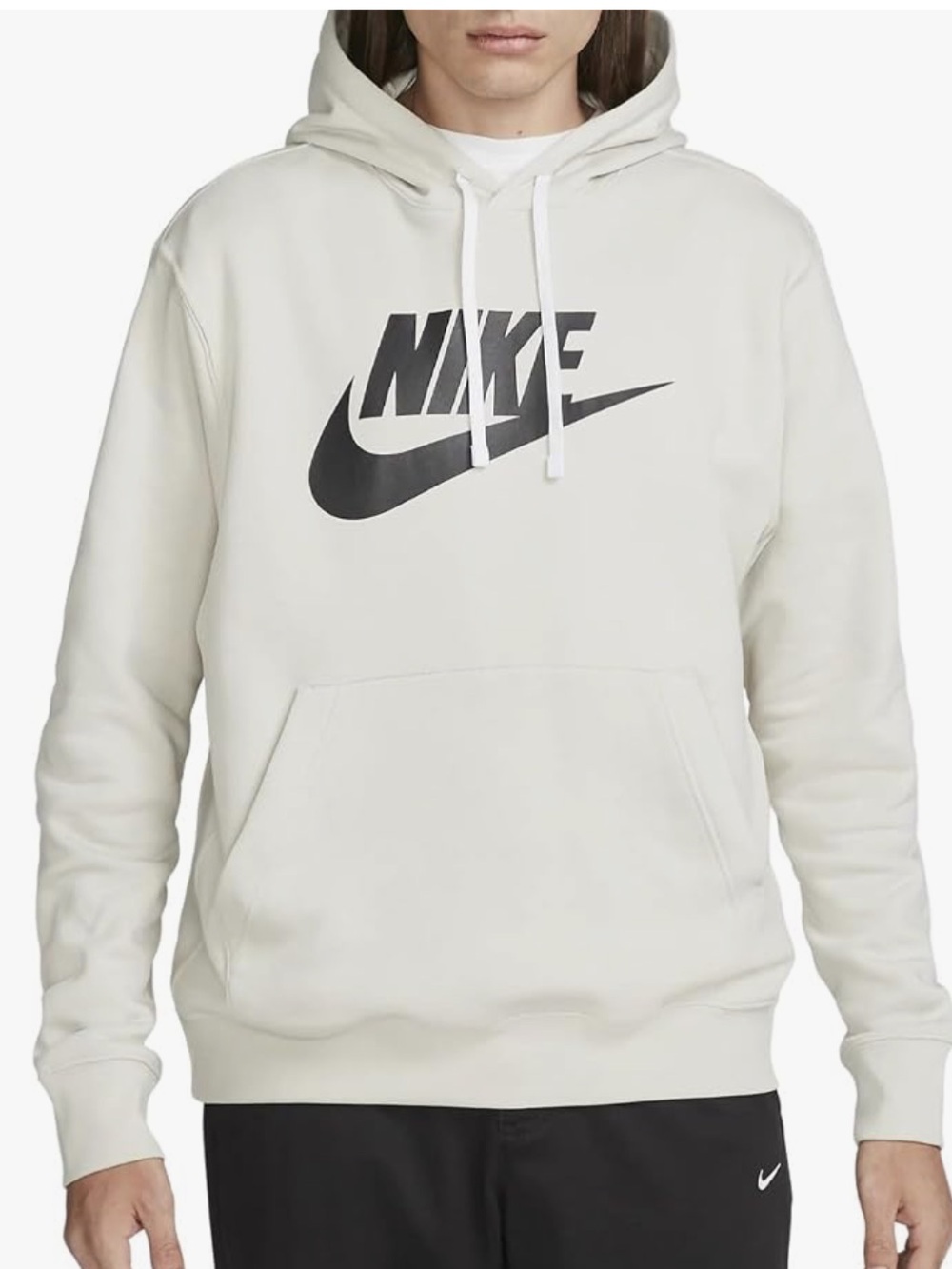 Nike Sportswear Club Fleece Men/women Graphic Pullover Hoodie with a swoosh.Sz M